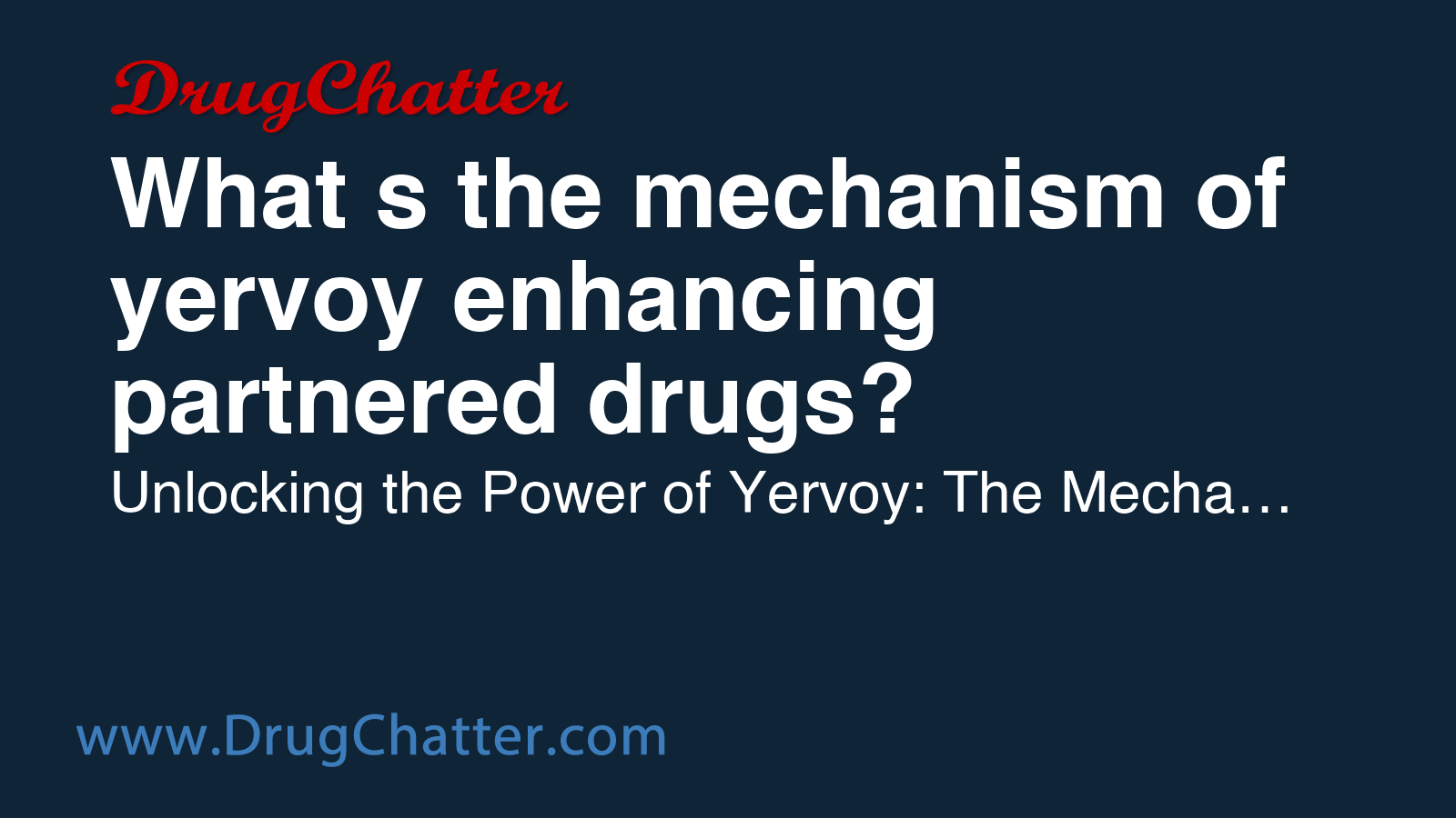 YERVOY: What's the mechanism of yervoy enhancing partnered drugs ...