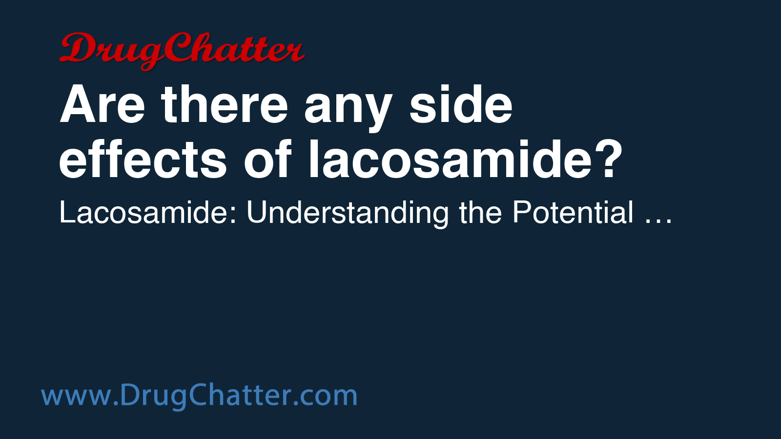 DrugChatter | Get concise, cited, information on biopharmaceutical ...